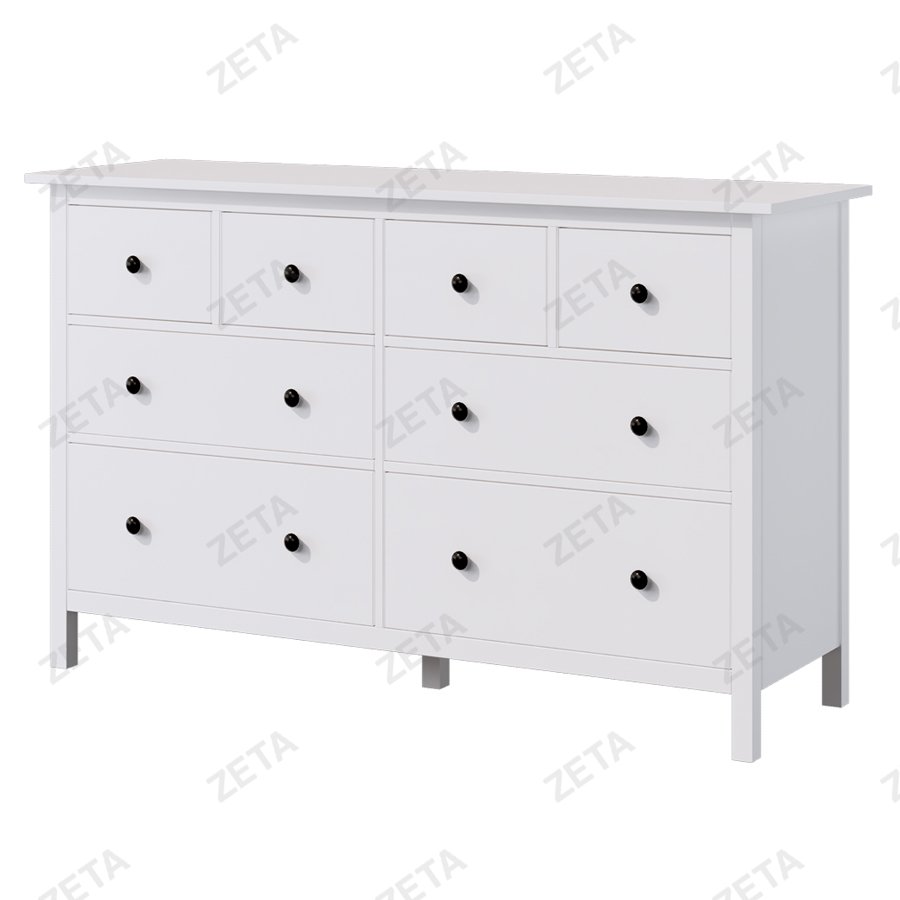 Комод "Кымор" 8 ящиков (1600*960*500 мм.) №5031020503 (белый) (Лузалес-РФ)