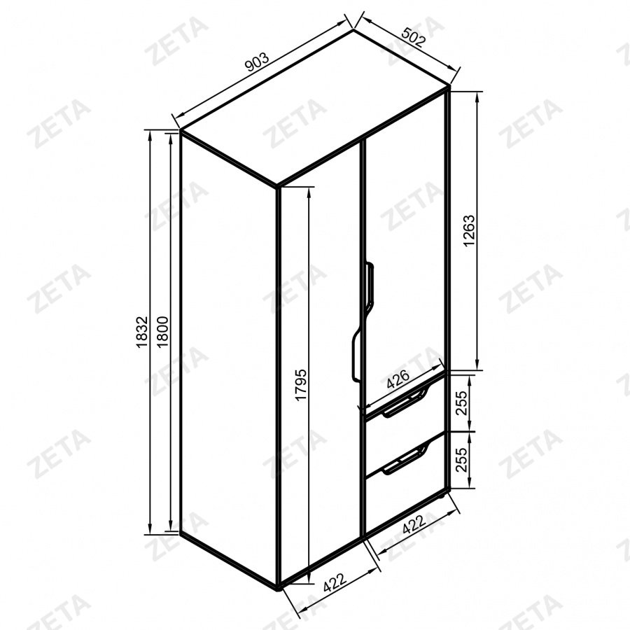 Шкаф "Дориан"