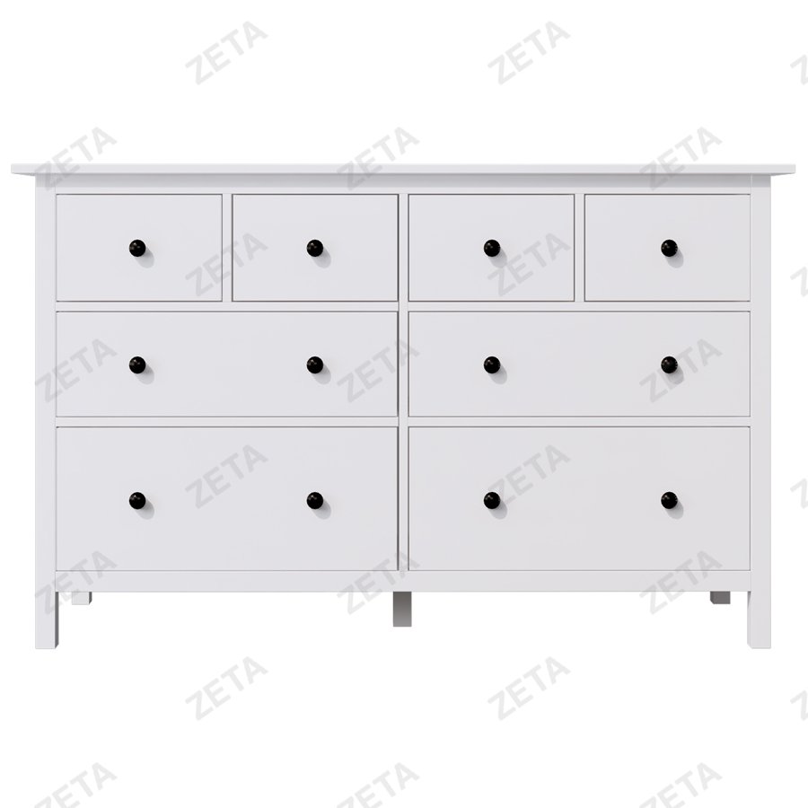 Комод "Кымор" 8 ящиков (1600*960*500 мм.) №5031020503 (белый) (Лузалес-РФ)