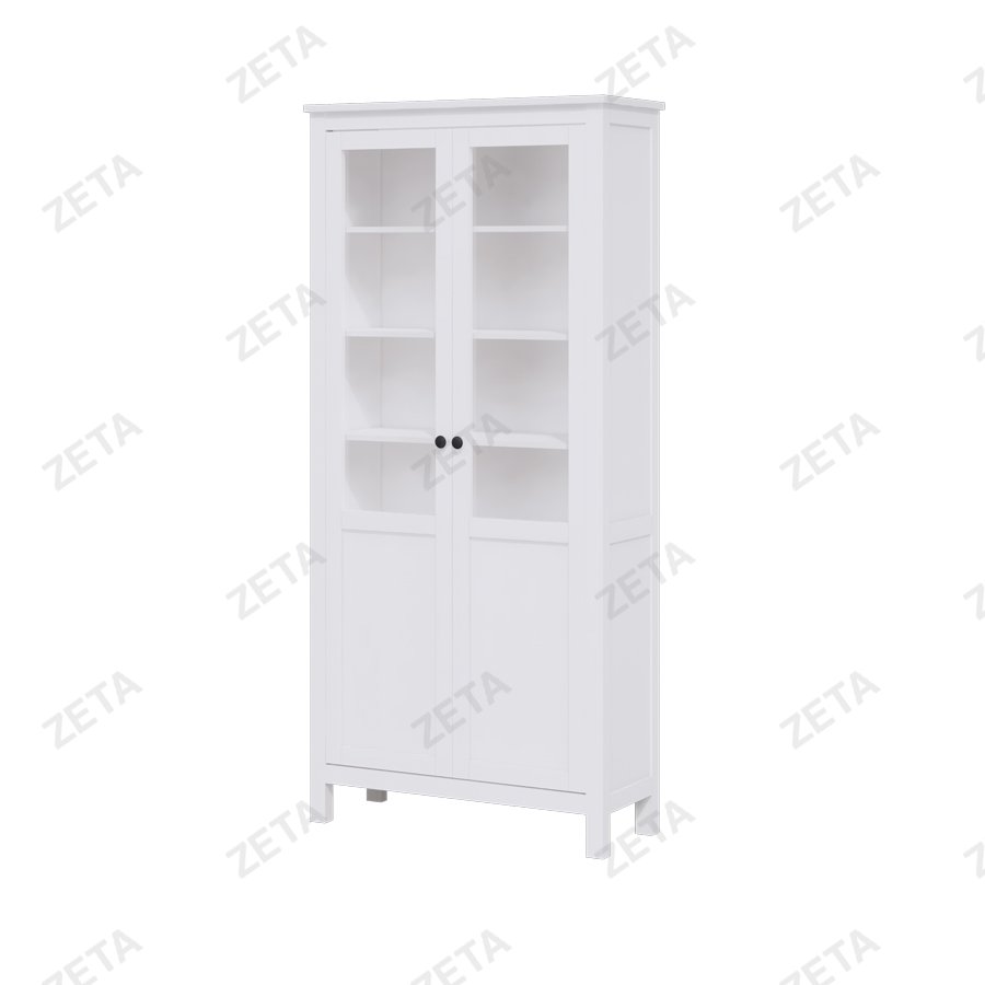 Шкаф с дверями "Кымор" (900*1980*370 мм.) №5030710303 (белый) (Лузалес-РФ)