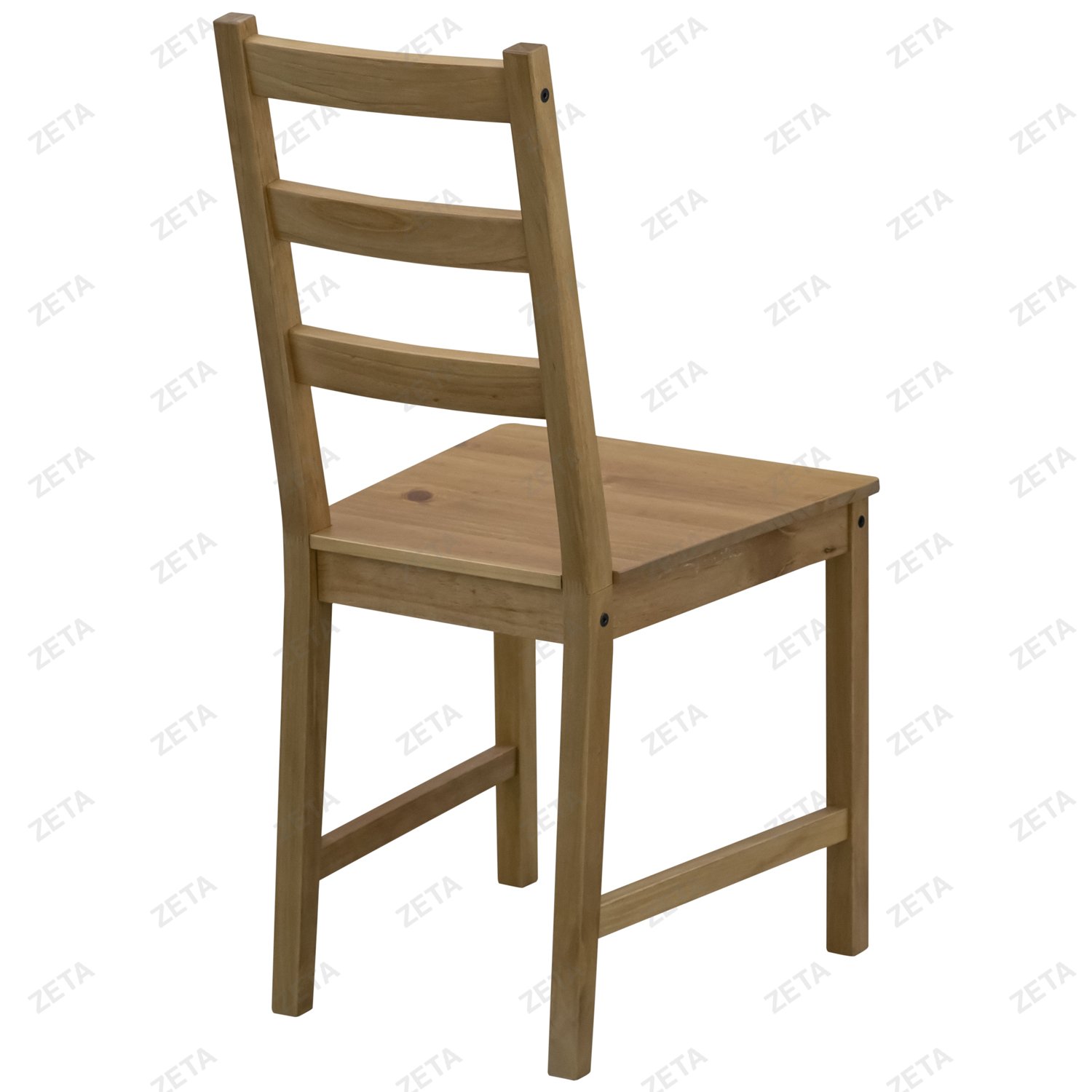 Столовый комплект от производителей IKEA: стол + 4 стула "Ladder Back" (коричневый) (ВИ)