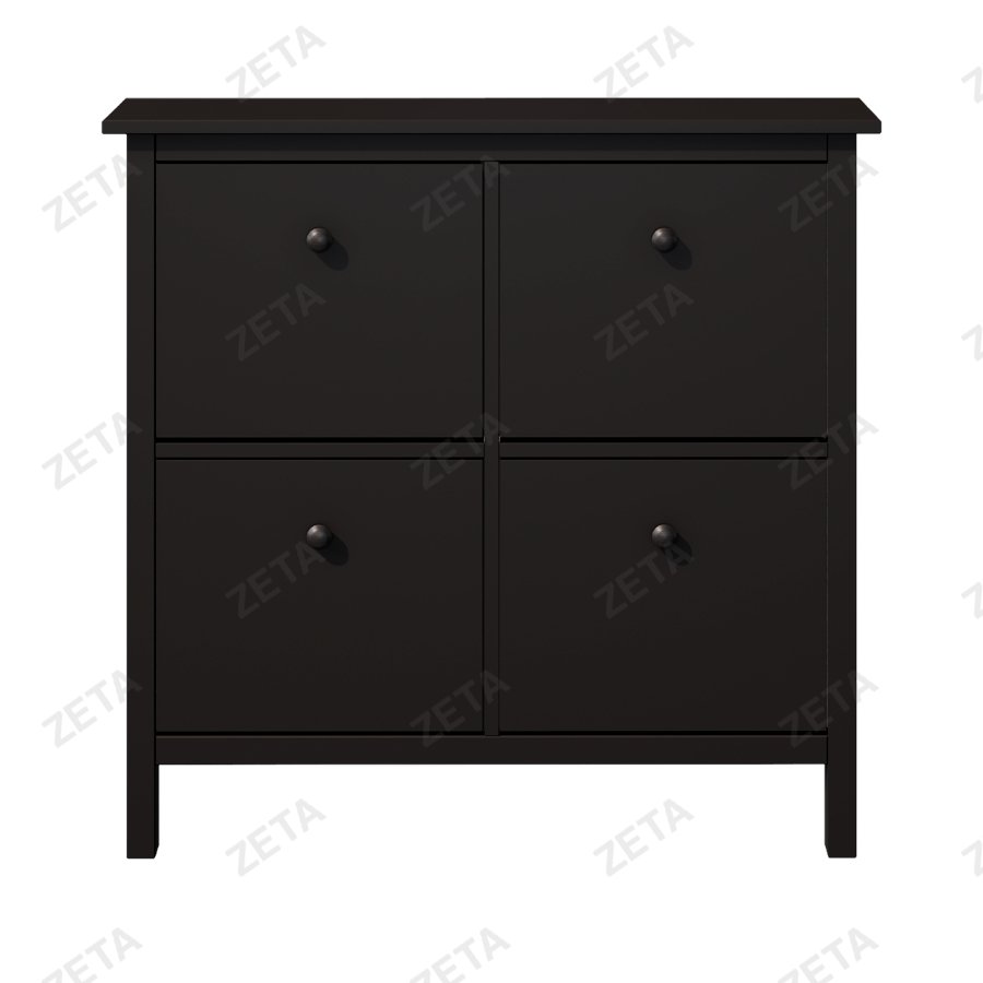 Обувница "Кымор" (1070*1010*220 мм.) №5031070205 (чёрный) (Лузалес-РФ)