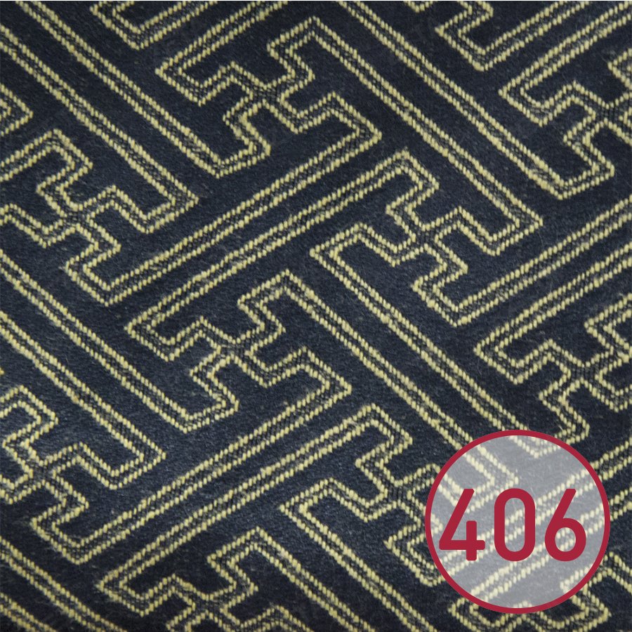 Ткань гобелен 115 К (черно-желтый узор)