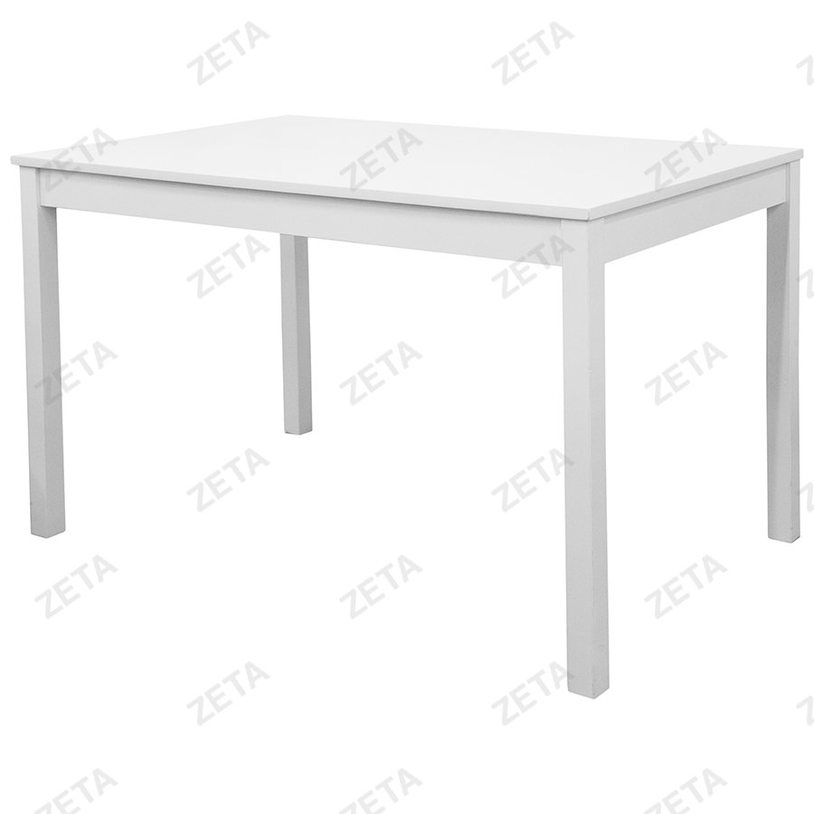 Столовый комплект от производителей IKEA: стол + 4 стула "Ladder Back" (белый) (ВИ)