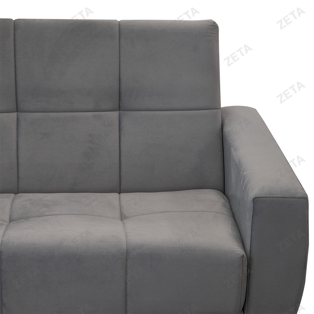 Диван "Бетти 2" (2360*880*960 мм.) (Россия) серый велюр